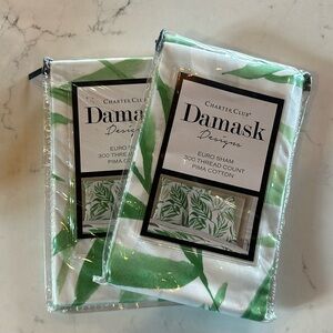 2 Charter club Damask designs Euro Shams